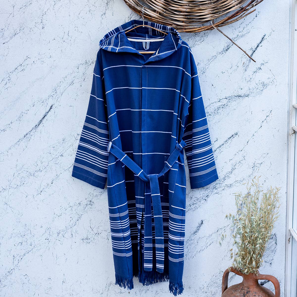 Kikoya – wholesale Robe – Unisex – Terrybacked Bathrobe Turkish Cotton Light Weight Hood Quick 34