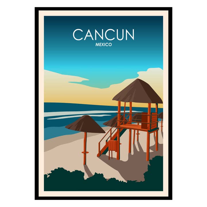 Places of Art - Wholesale Poster - Cancun Mexico Poster