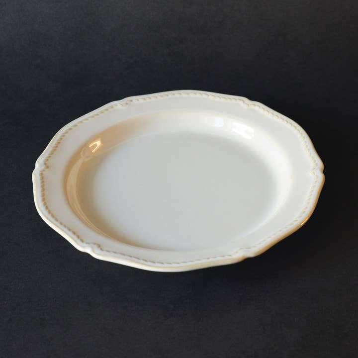 Mino ware tallerken M - Greige Hvid for engroshandel hos HARMONY NIPPON