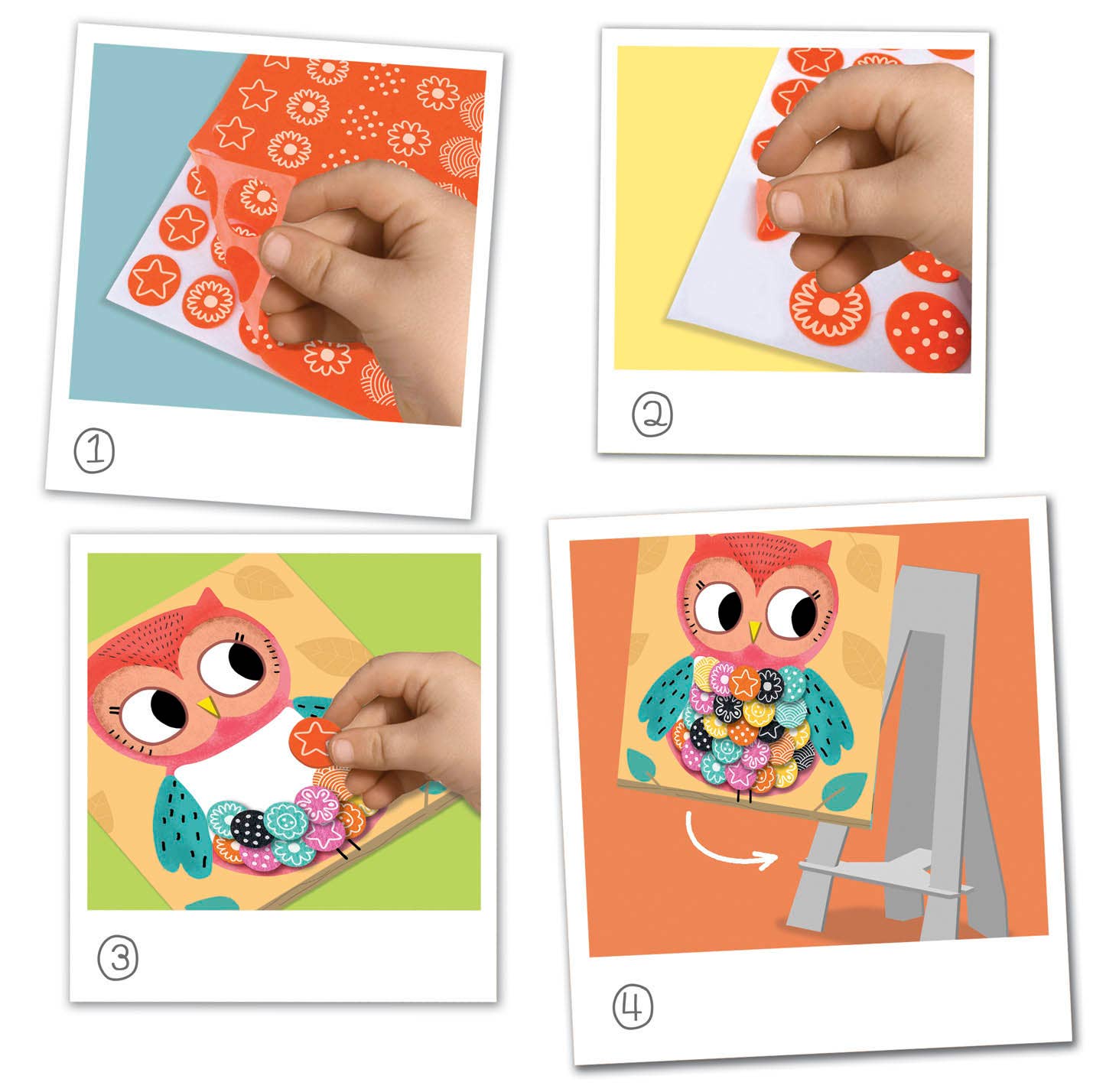 Créa Lign' - Wholesale DIY Craft Kit - Kids - Felt "In the Meadow"1