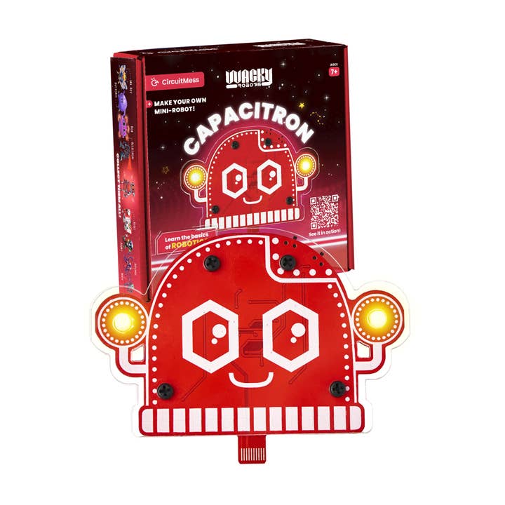 CircuitMess USA - Wholesale DIY Craft Kit - Kids - Wacky Robot Capacitron - DIY Mini Robot3