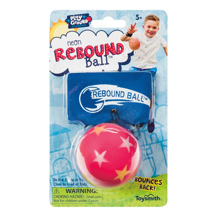 Toysmith - Wholesale Classic Toy - Kids - Playground Classics Neon Rebound Ball, Assorted Colors