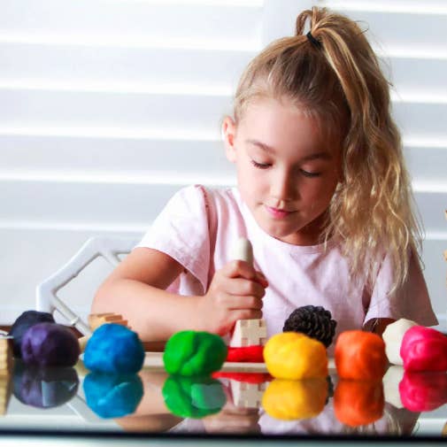 Bio Dough - Wholesale Putty/Slime - Kids - Rainbow In A Bag - 9 Fun Colours and Scents