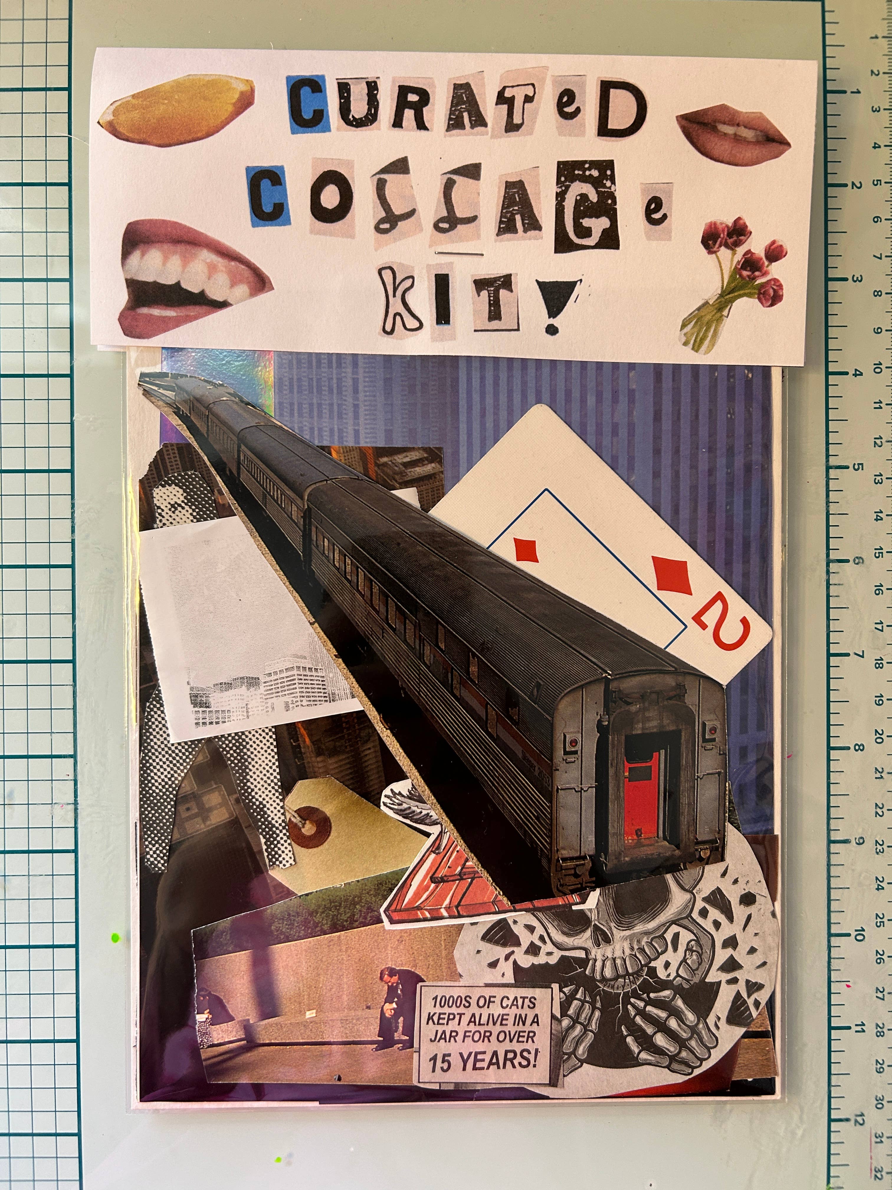 the (trans)cribe - Wholesale DIY Craft Kit - Curated Pre-Made Collage Kit3