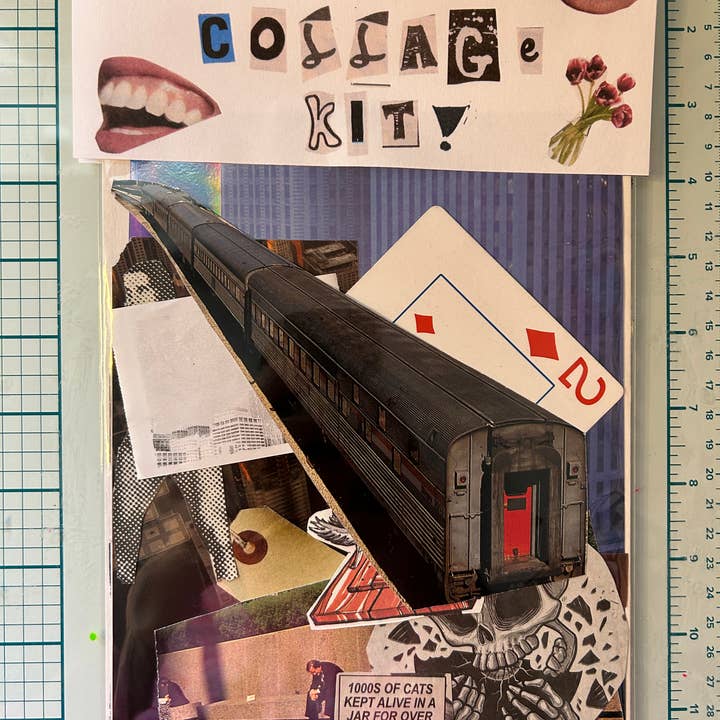 the (trans)cribe - Wholesale DIY Craft Kit - Curated Pre-Made Collage Kit3
