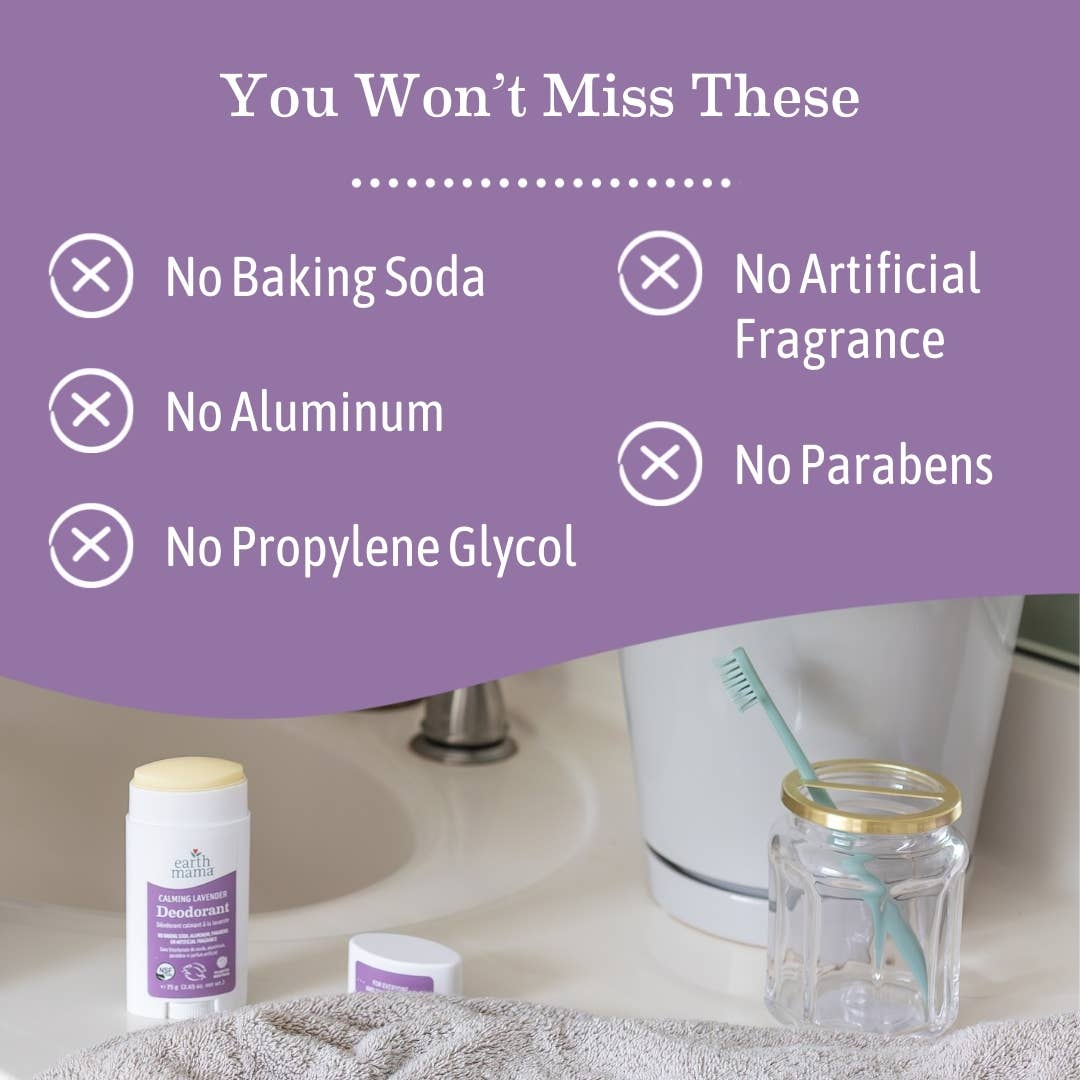 Earth Mama Organics - Wholesale Deodorant - Women's - Calming Lavender Deodorant5