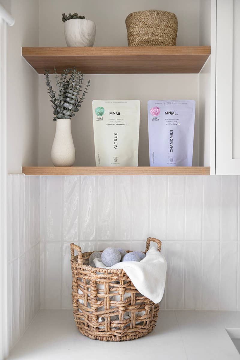 MNML (USA) - Fresh Laundry - Vente Lessives en poudre/dosettes - MNML CITRUS Vitalité+Bien-être Capsules de Lessive Recharge 30 unités3