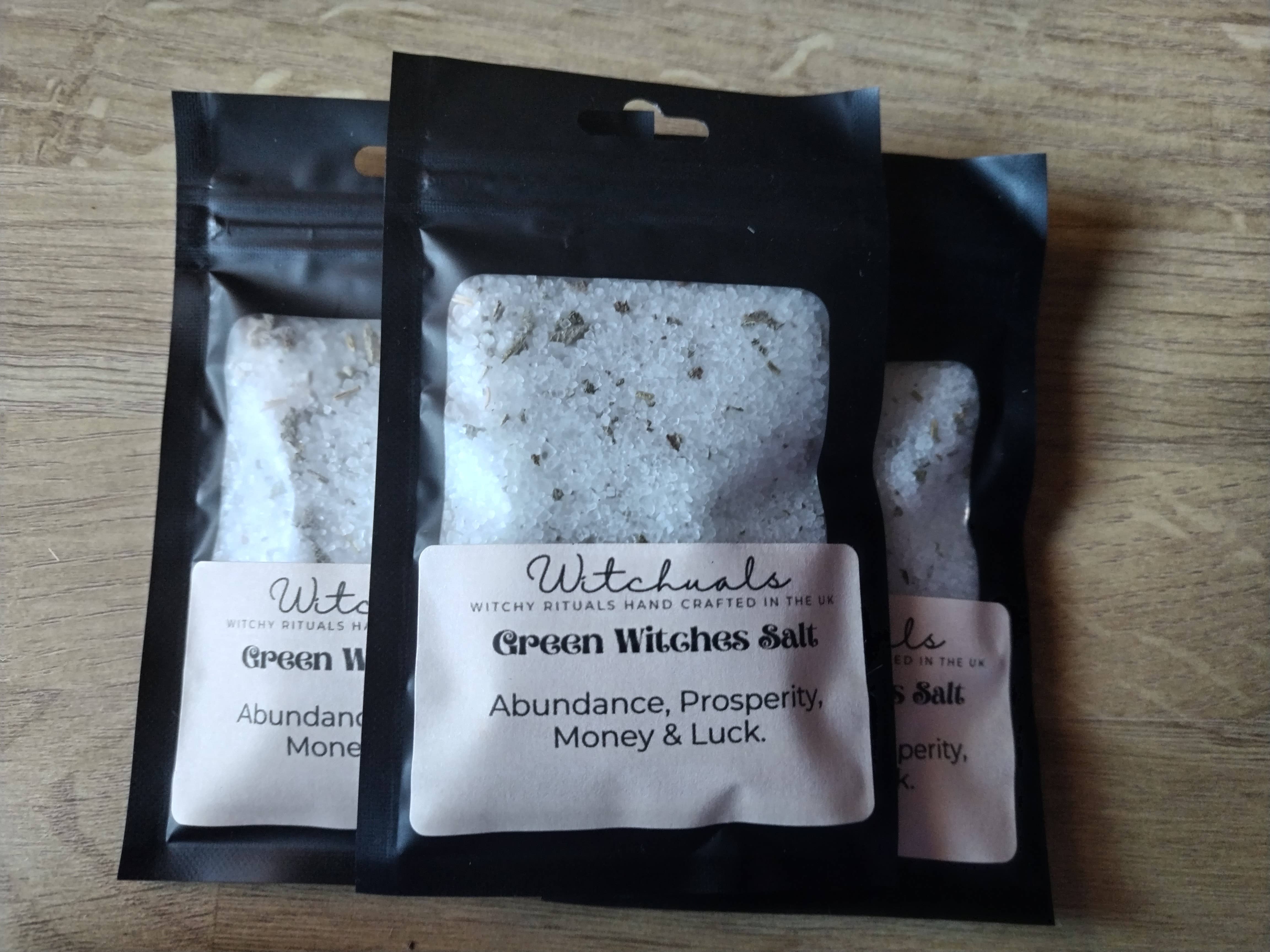 Witchuals - Rituals & Spellwork Apothecary – wholesale Meditationsprodukter – Green Witches Salt - Renande ritualsalt3