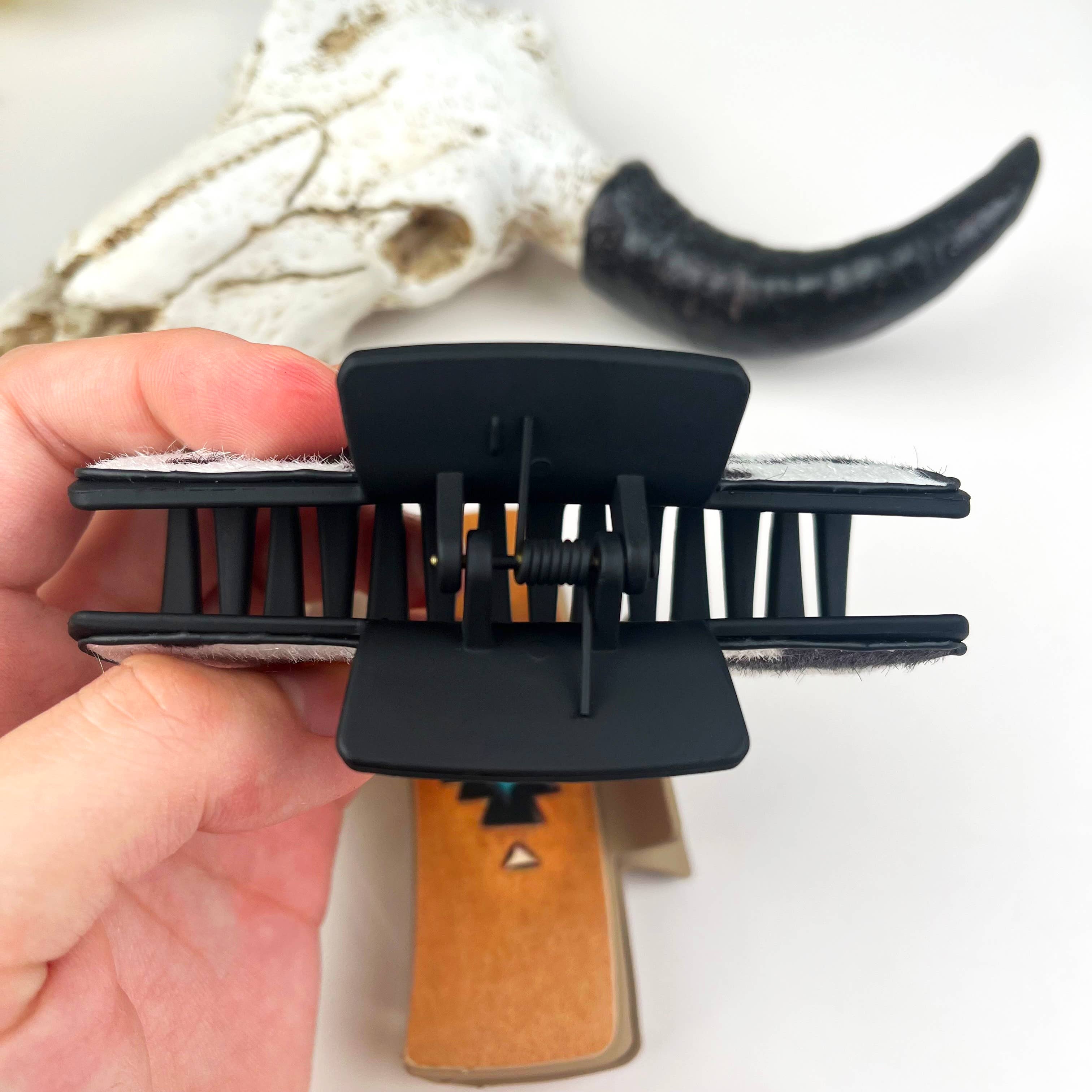 mildstyles - Wholesale Hair Clip - Women's - Western cowboy vintage leather hair claw clip6