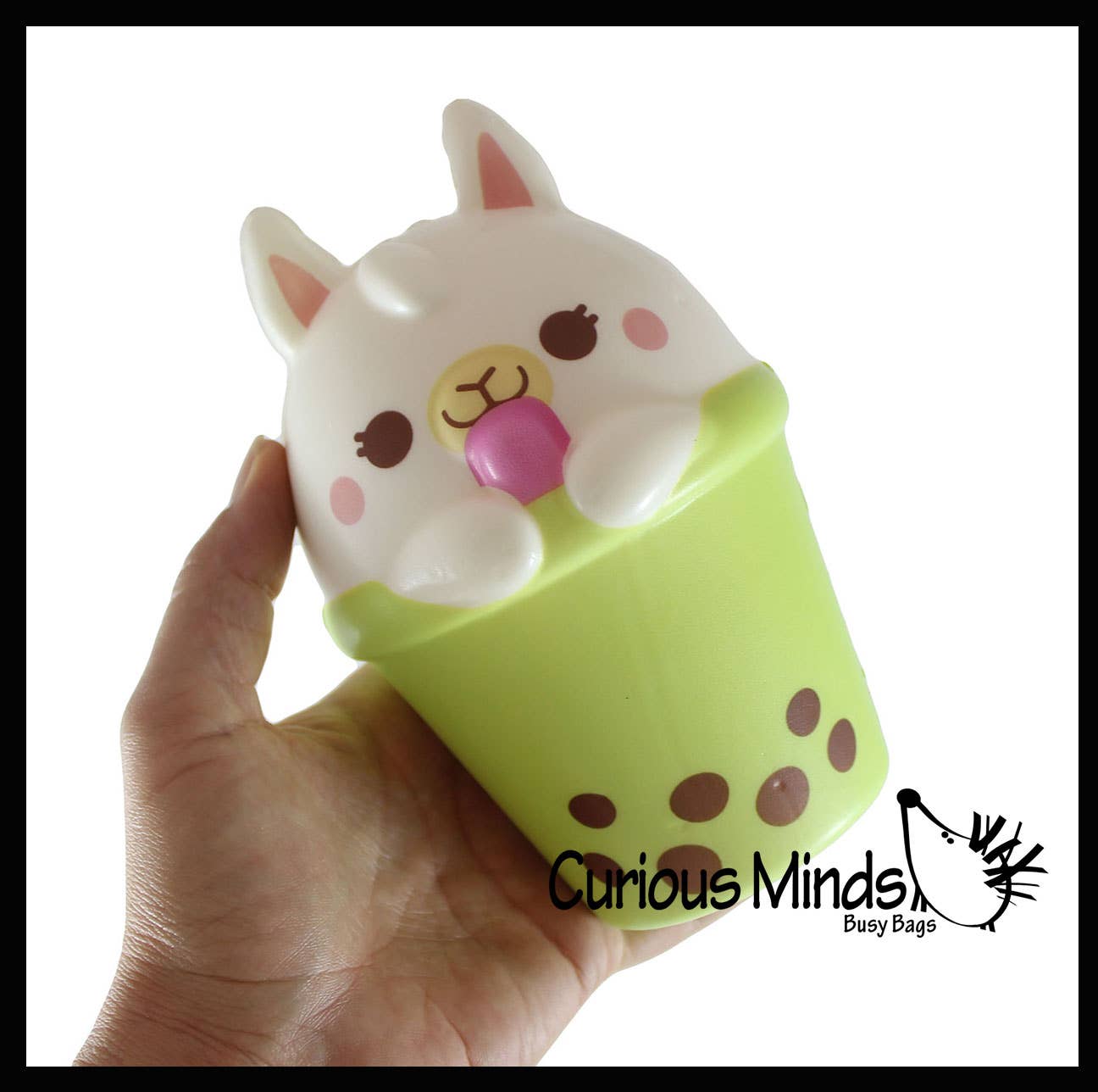 Curious Minds Toys - Vente Jouet mou – enfant et bébé - 1 ALPAGA Boisson Bubble Tea 6" Squishy à Montée Lente