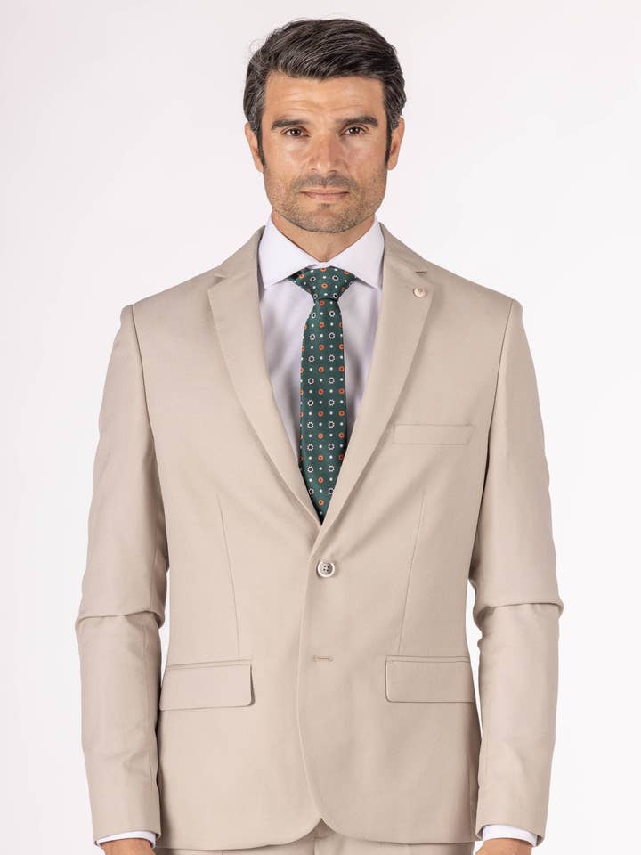 Beige jakke til jakkesæt for engroshandel hos CELOPMAN