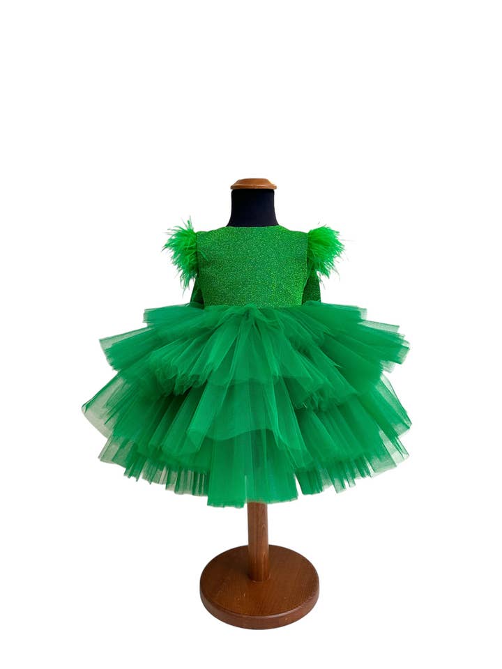 Tylkjole med glitrende overdel for engroshandel hos La Boutique dei Bambini