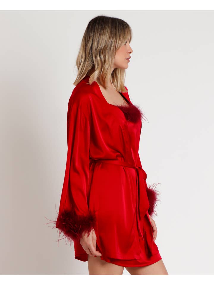 ADMAS - Vendita all'ingrosso Vestaglia - Donna - Accappatoio Natalizio Marabu ADMAS5