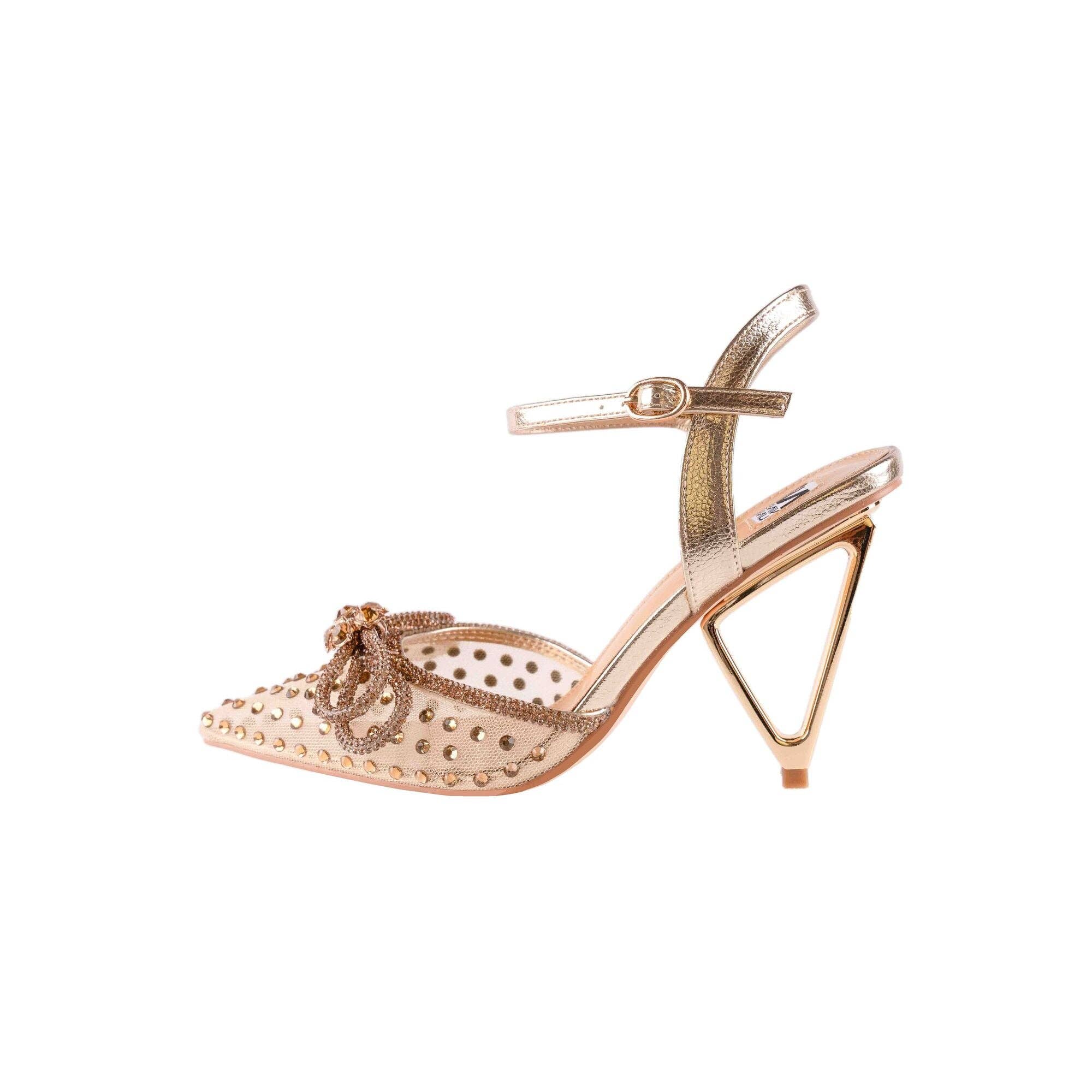 LADY COUTURE – Salto alto - Mulher por atacado – Bomba de malha elegante com biqueira fina Ninety Union GLORIA5