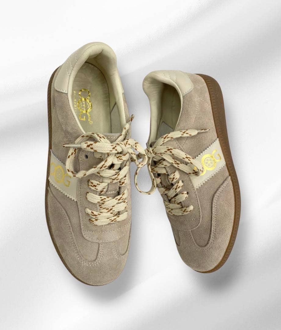 Beige OS1814 Beige OOG lädersneakers för wholesale på Faire1