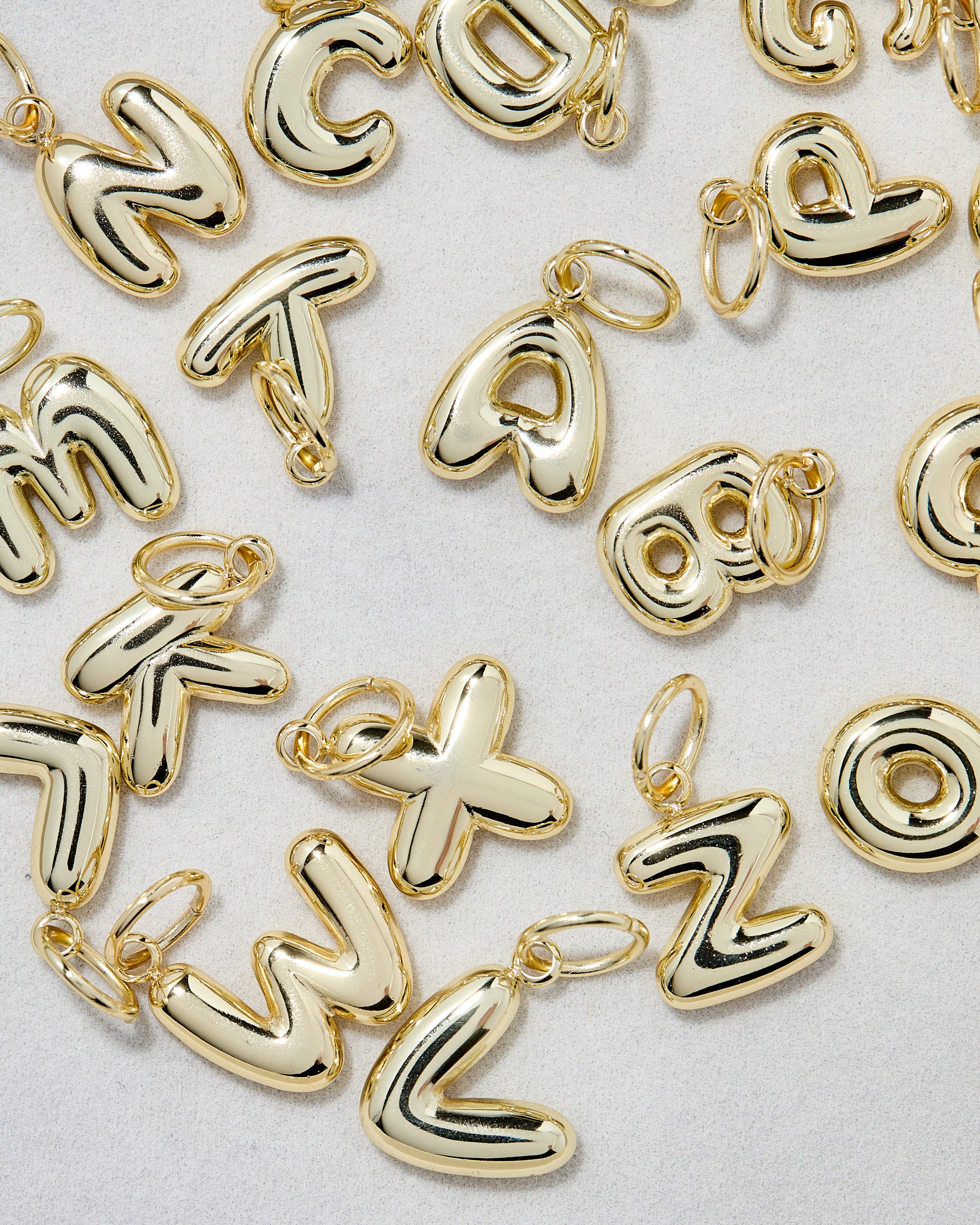 Allie + Bess - Wholesale Individual Charm/Pendant - Bubble Letter Charms5