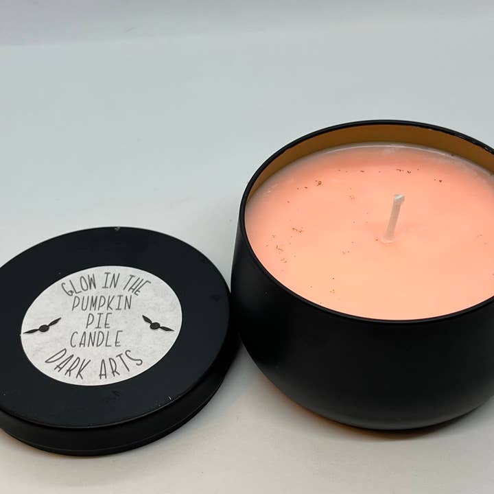 Glow In The Dark Arts - Wholesale Jar/Filled Candle - 7oz Soy Wax Wooden Wick Shimmer Candle3