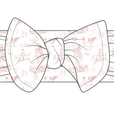 BANDA PARA CABEÇA DE BEBÉ ROSA OCIDENTAL por atacado de WEISINGER BAMBOO