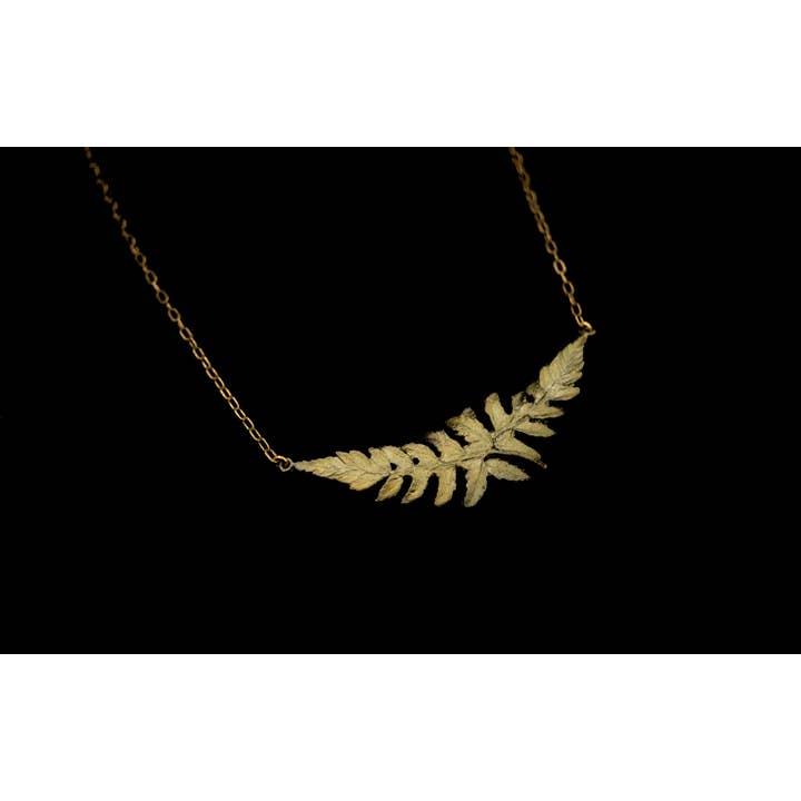 Michael Michaud - Wholesale Pendant/Charm Necklace - Fern Leaf Pendant - Dainty Additions 16" Adj.2