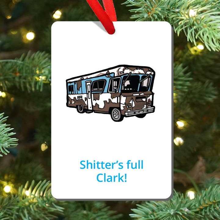 Christmas Vacation Shitter's Full Ornament and Magnet for wholesale by Design Corner