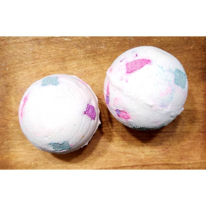 Peach Fizz Bath Bomb for wholesale by Lavish Bath Creations