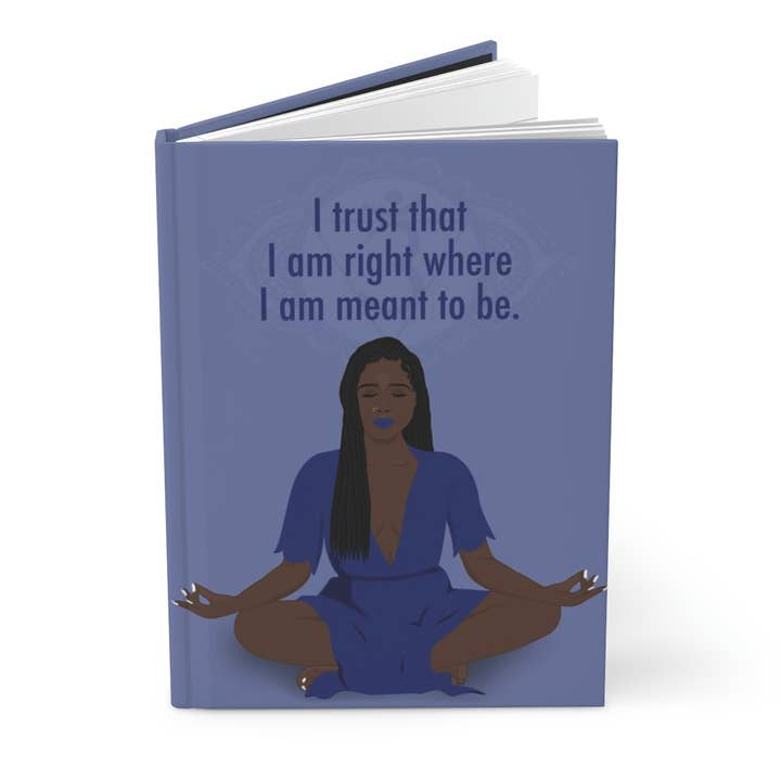 I Am Aligned Notebook for wholesale by Black is Gold