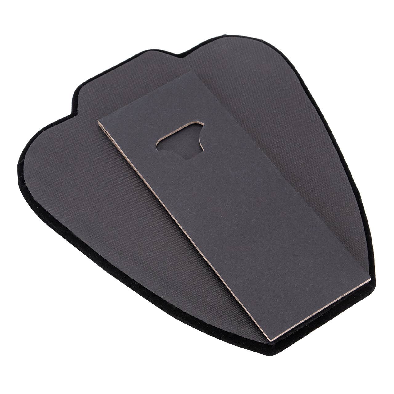 Store Supply Warehouse - Wholesale Jewelry Stand & Display - Black Velvet Necklace Display Easel - 7 1/8"W x 8 3/8"H7