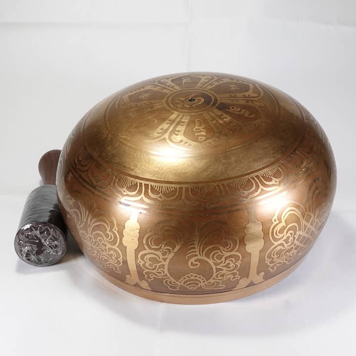 Tenzing Collections - Wholesale Meditation Supplies - large Tibetan singing bowl with amazing sounds12