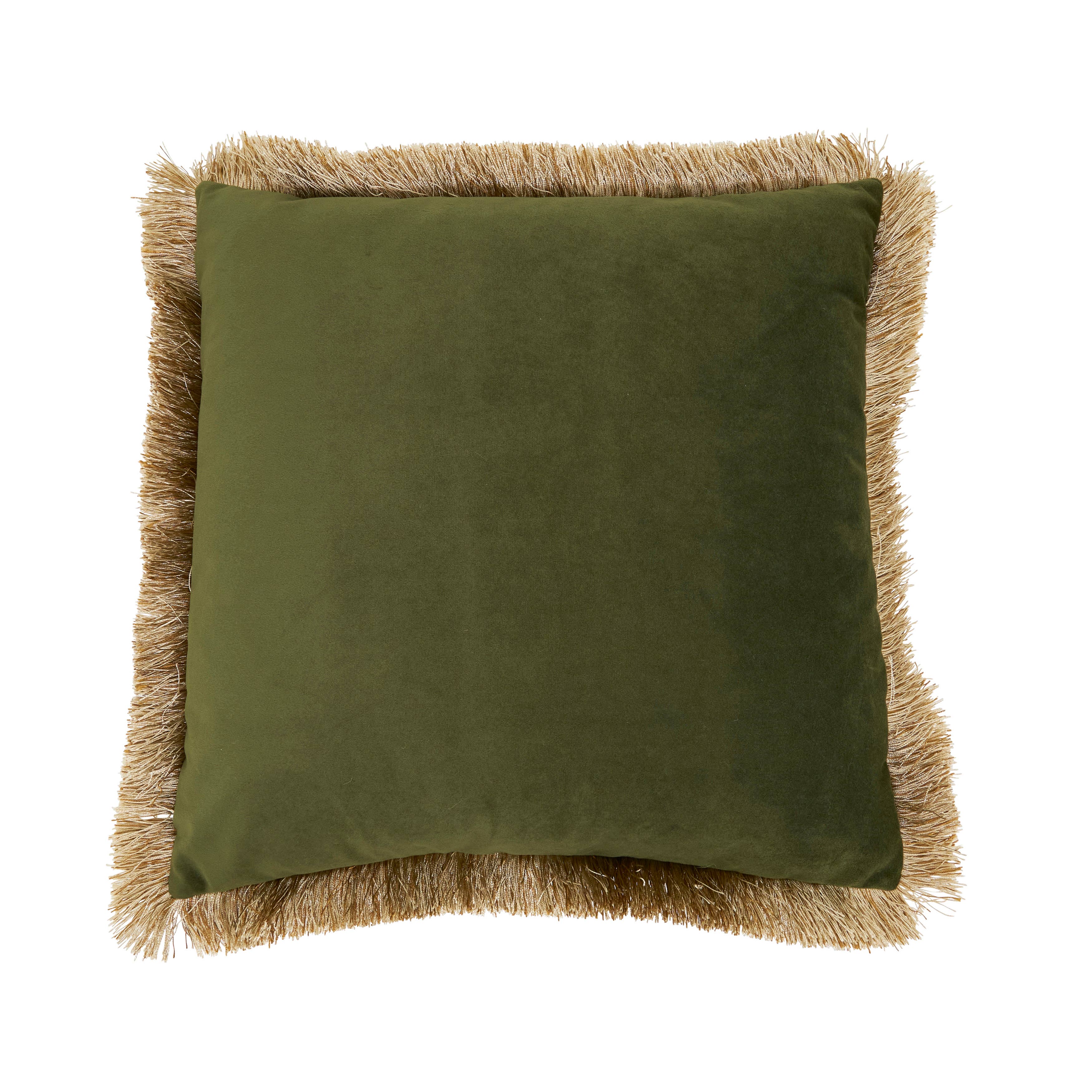 Saro Lifestyle - Wholesale Throw/Decorative Pillow - Velvet Fringe Throw Pillow4