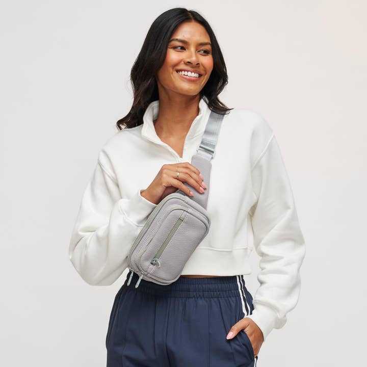 Sol and Selene - Wholesale Belt Bag - Women's - Hip Hugger Neoprene Mesh Belt Bag49