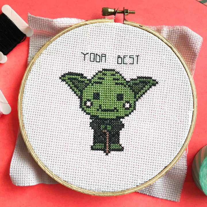 Yoda Best - DIY Cross Stitch Kit for wholesale by TheCloudFactory