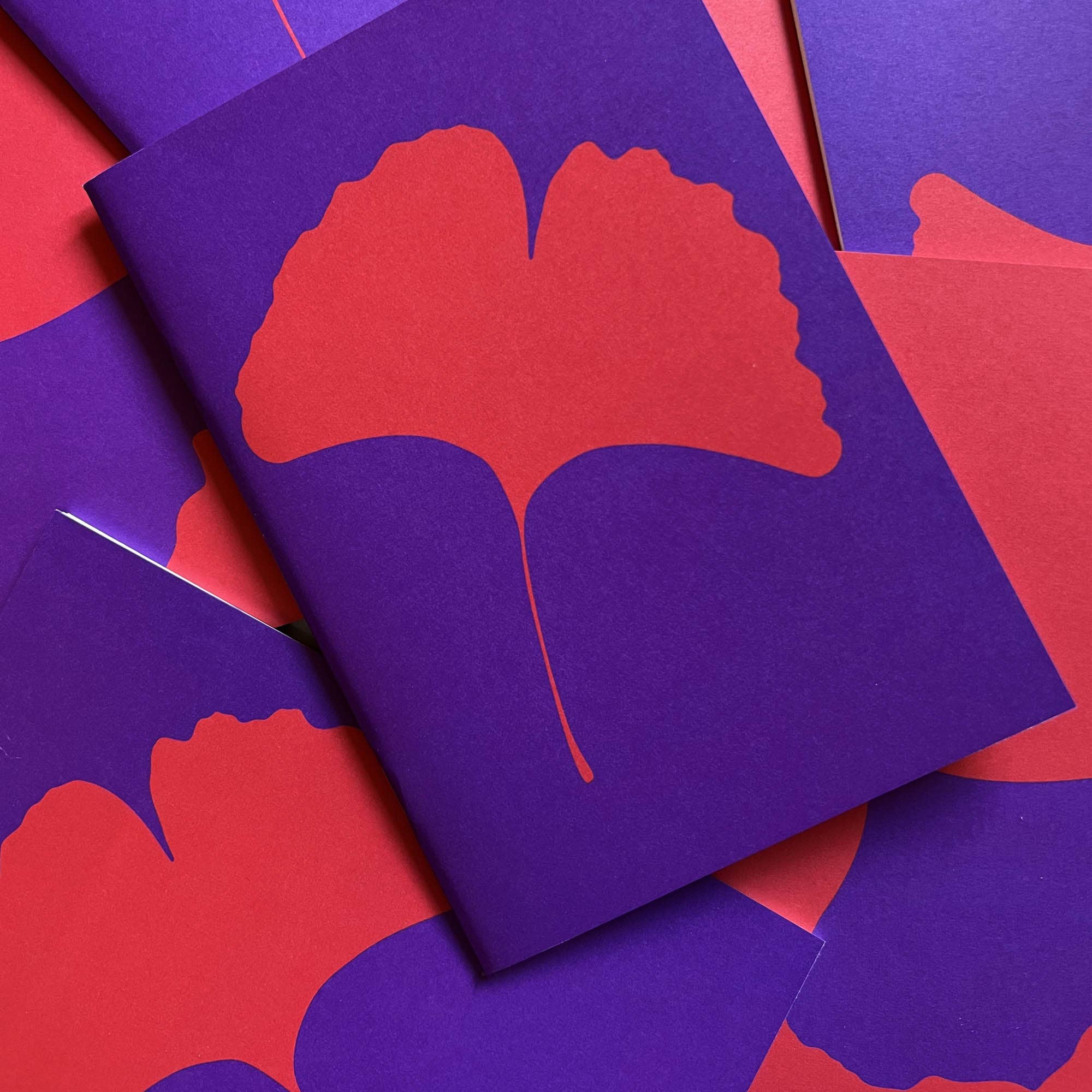 Common Modern - Wholesale Notebook - Ginkgo-Genta A5 Notebook Set of 2 | Notebooks | Stationery1