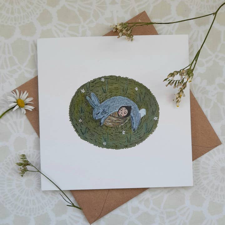 Spring Dreams Greetings Card for wholesale by LYDIAMAE