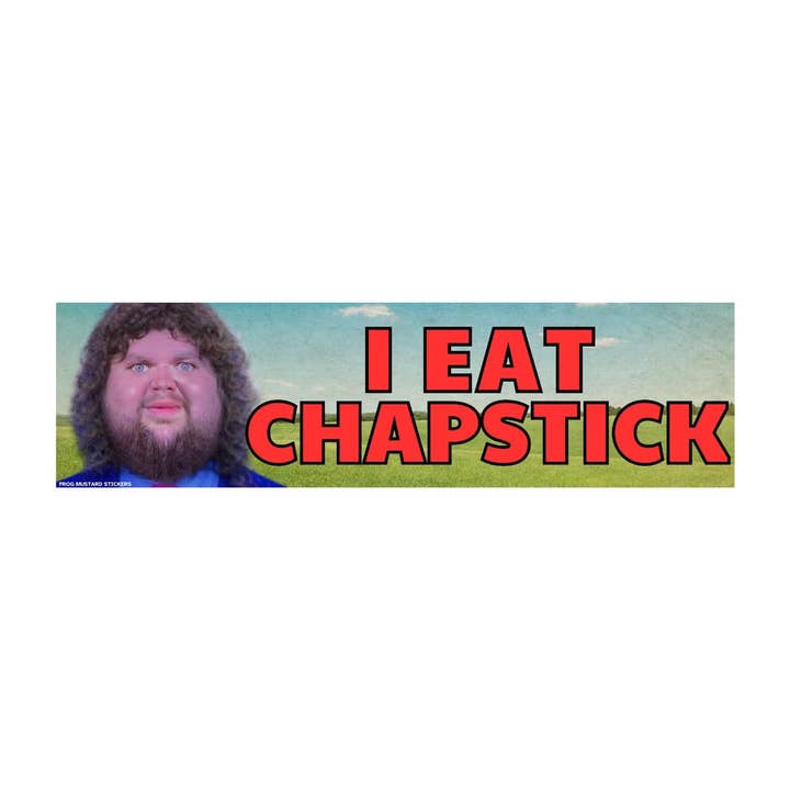 I Eat Chapstick (JD Vance) for wholesale by Frog Mustard Stickers