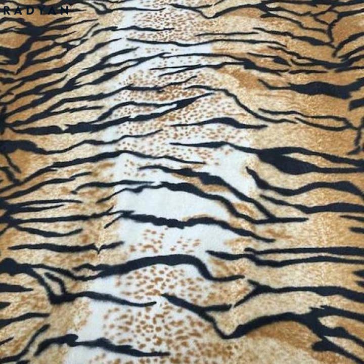 Tecido de Padrão Animal em Pêlo Sintético para Projetos Criativos 60 Polegadas por atacado de Radyan Fabrics