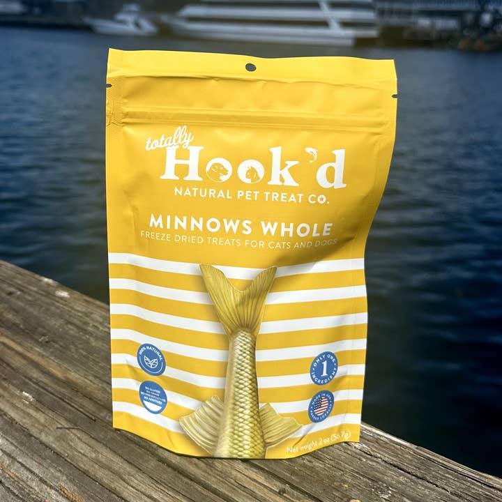 Minnows 2oz Traktaties, 1-Ingrediënt & 100% Natuurlijk Vriesgedroogd voor wholesale door Totally Hook'd