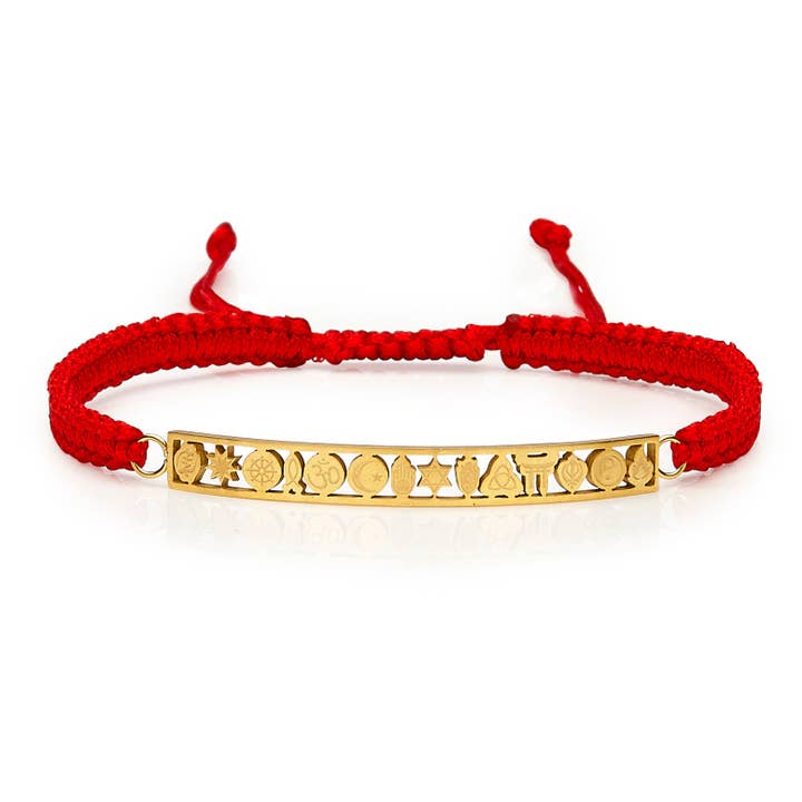 Tolerance Drawstring Bracelet - True Red for wholesale by Tolerance. It's Time.