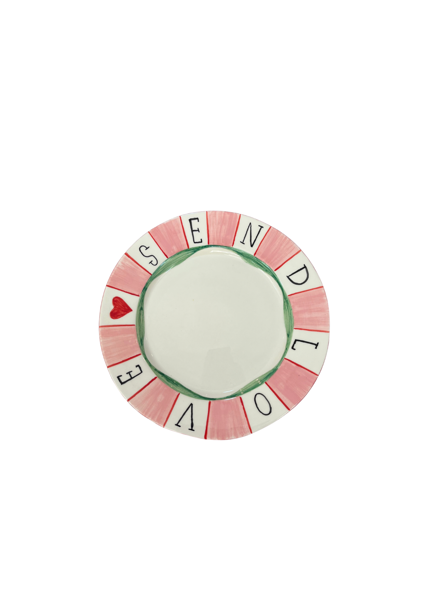 Cale Home - Wholesale Dinner Plate - Prato Enviar Amor3