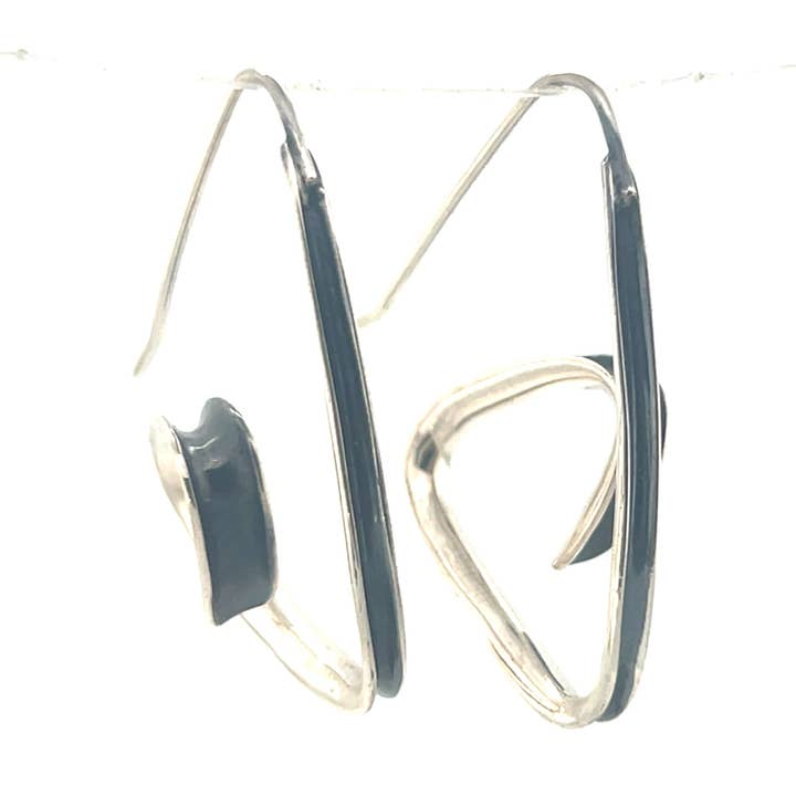 Triangel anticlastic earrings for wholesale by Pattie Parkhurst Jewelry