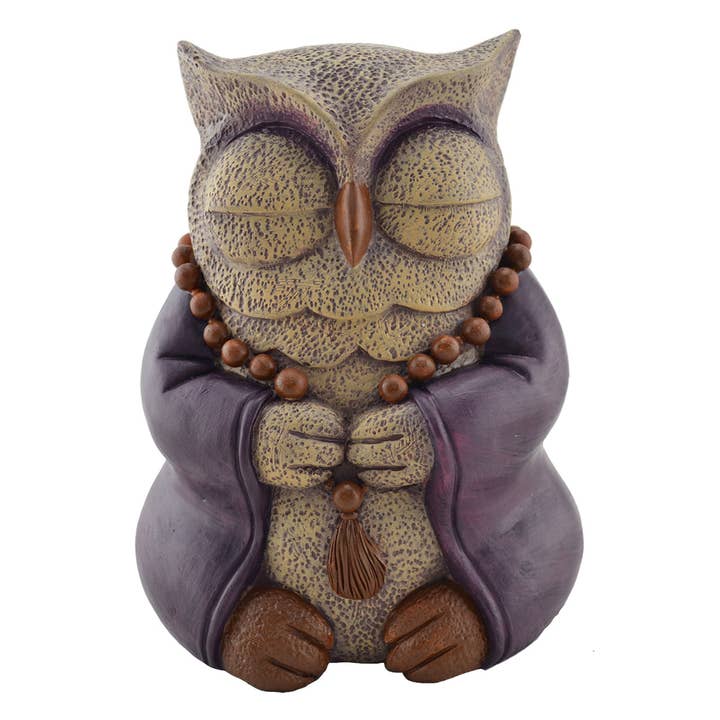 Meditative Owl - Cast Resin for wholesale by Original Source