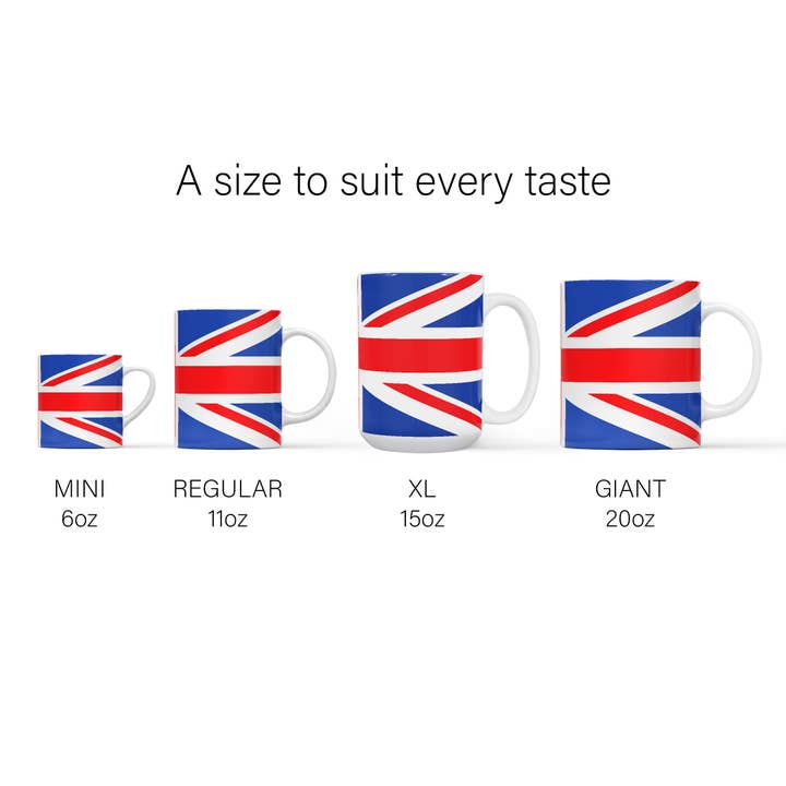 Mug Monster – Engroshandel Kaffekrus – Union Jack Full Wrap Flag Mug, Storbritannien Storbritannien