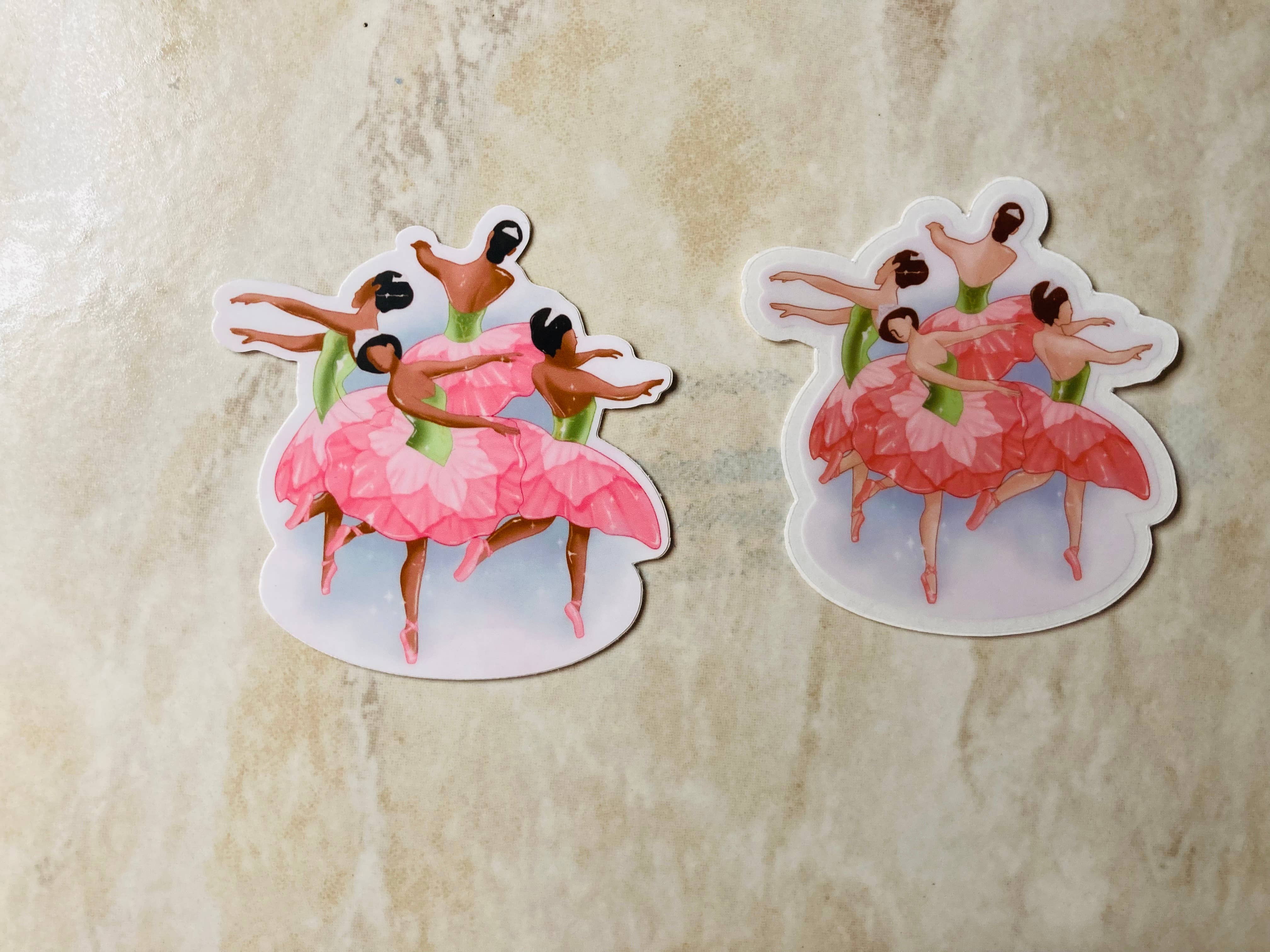 Denali & Co. - Wholesale Sticker - Notenkraker Wals van de Bloemen Sticker, 7,4 cm x 7,6 cm6