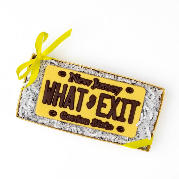 What Exit New Jersey License Plate for wholesale by Enjou Chocolat