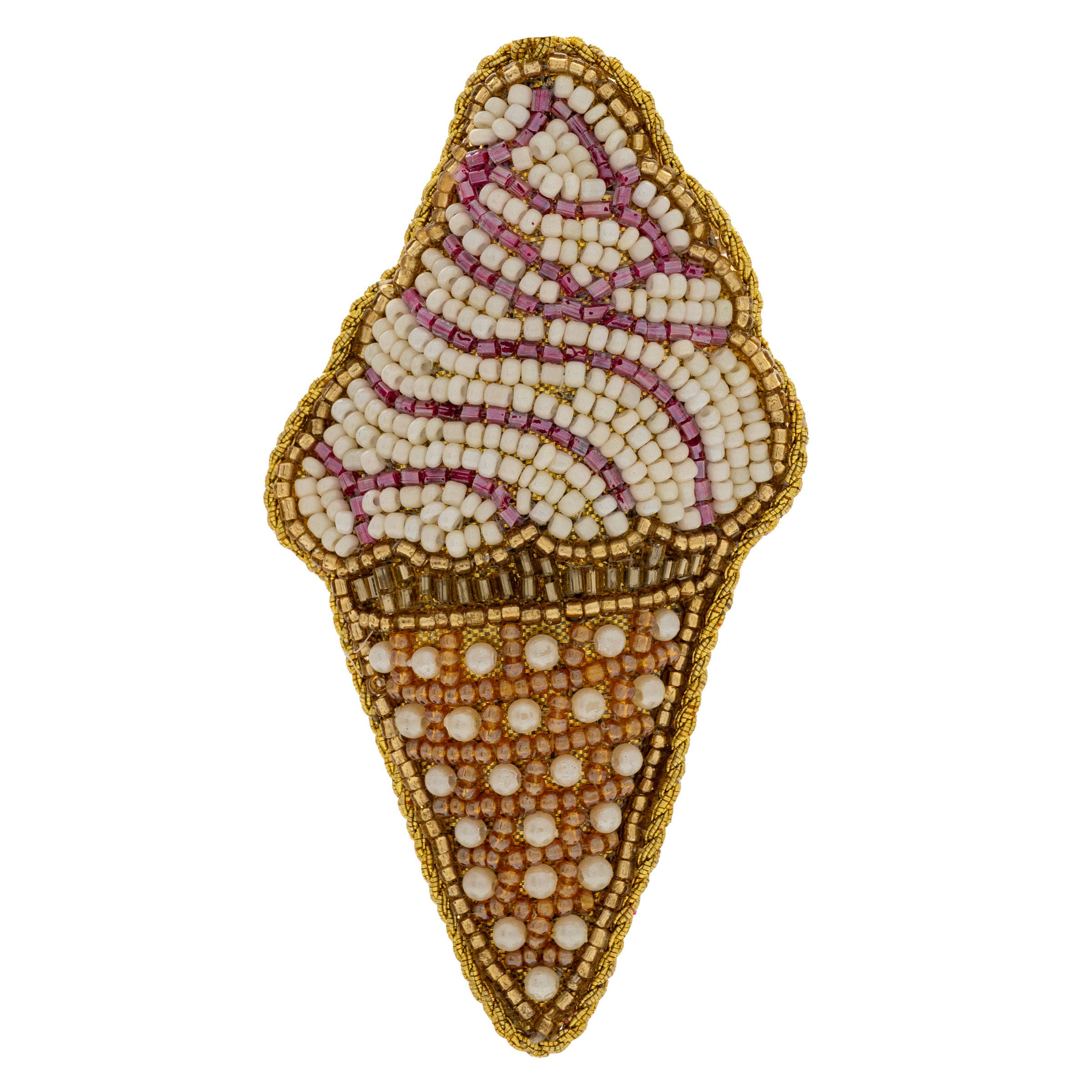 Karma - Wholesale Ornament - Ice Cream Cone Beaded Ornaments2