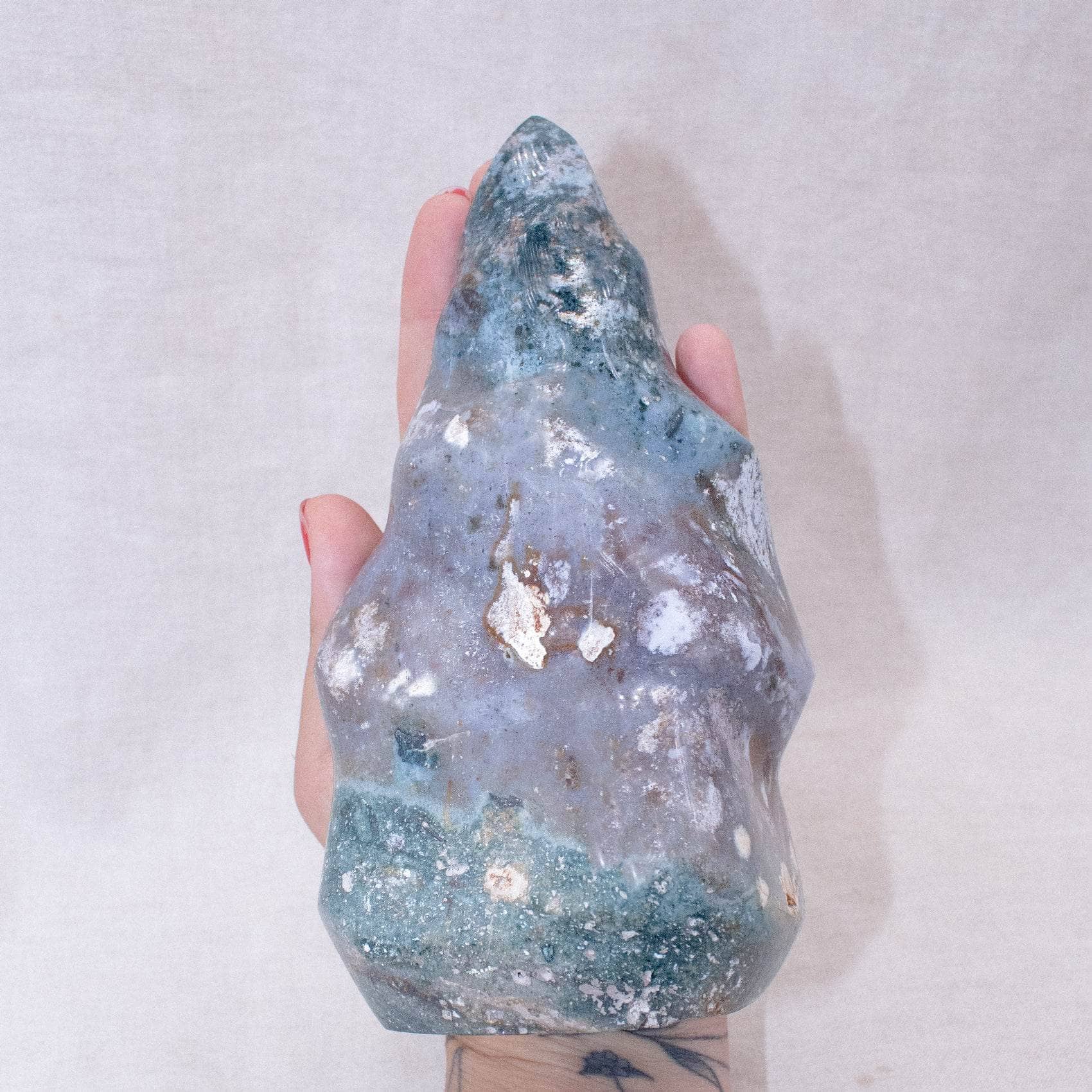 Tiny Rituals - Wholesale Spiritual Stone/Crystal - Ocean Jasper Flame - AAA Premium Quality31