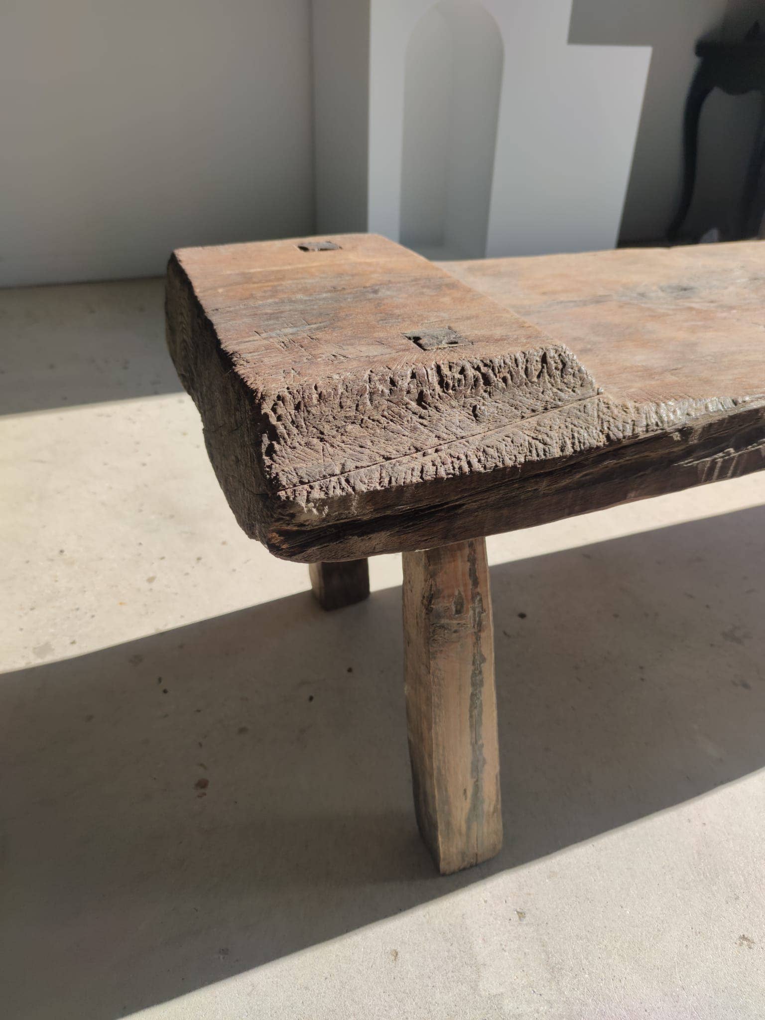 Office Objets - Wholesale Bench - Very large antique teak bench H:50cm L:2m0653