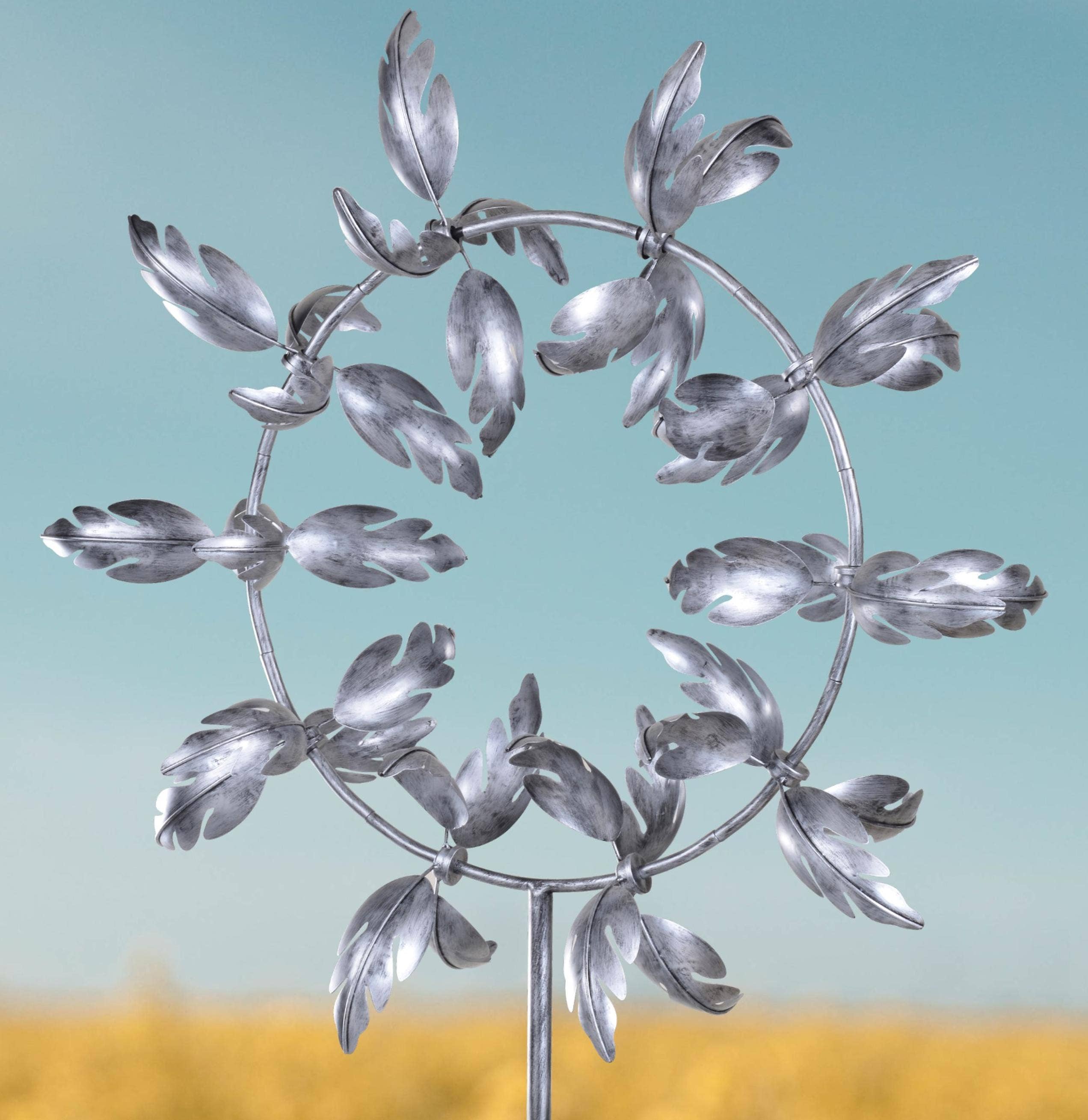 Marissa's Gifts – wholesale Wind spinner – Richmond silver garden wind sculpture spinner