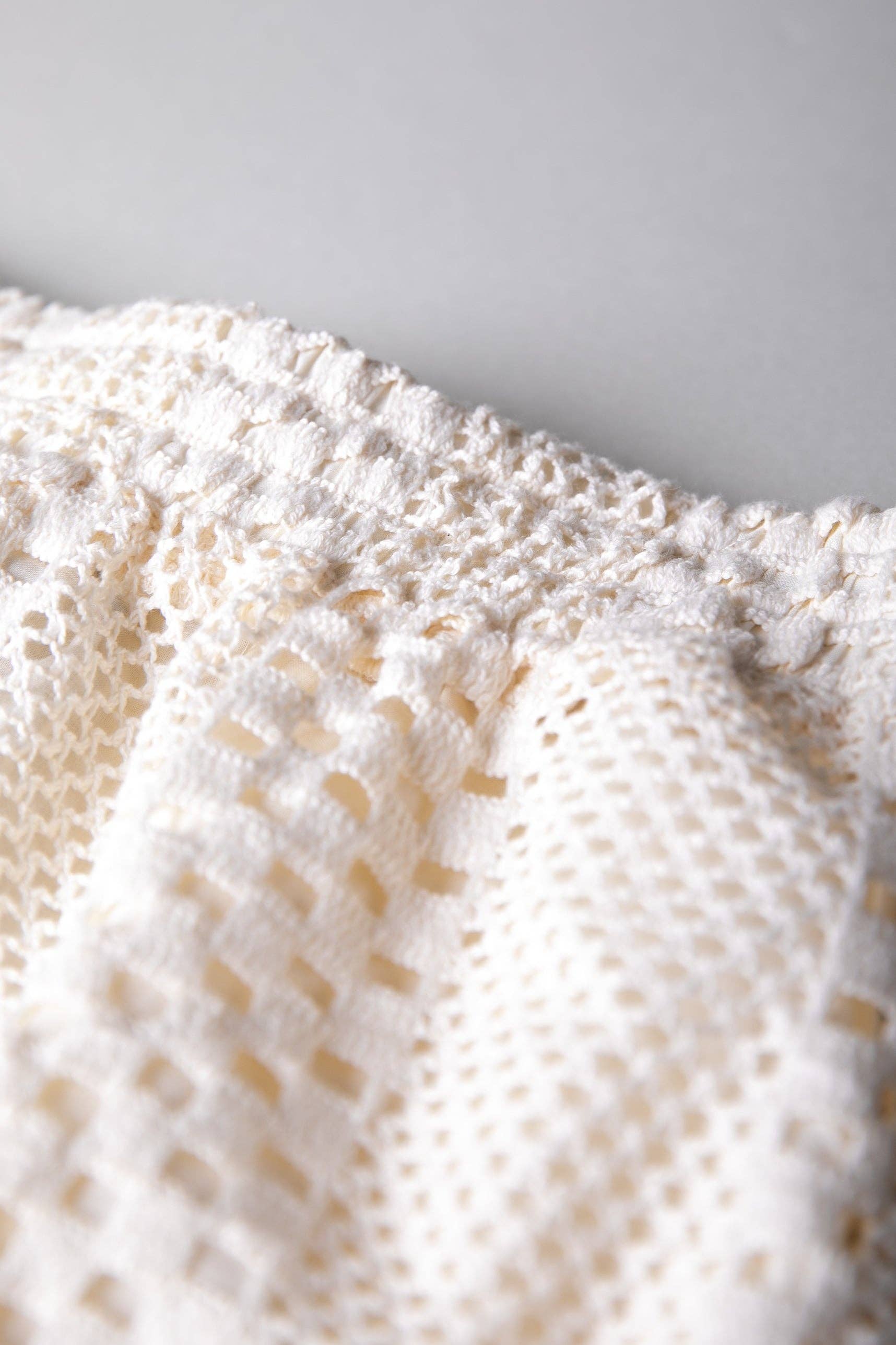 Blanc cassé Short en crochet Nolita | Blanc cassé en vente sur Faire4