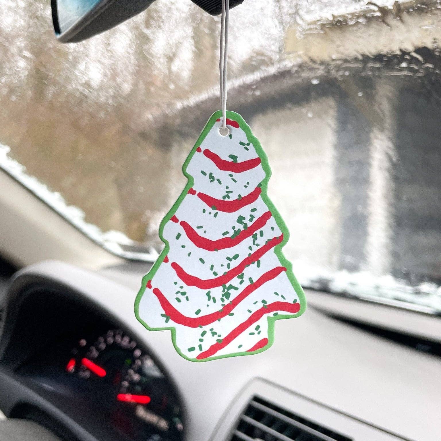 Doctor Scribble – wholesale Car Freshener - Unisex – Christmas Tree Cake Car Air Freshener7