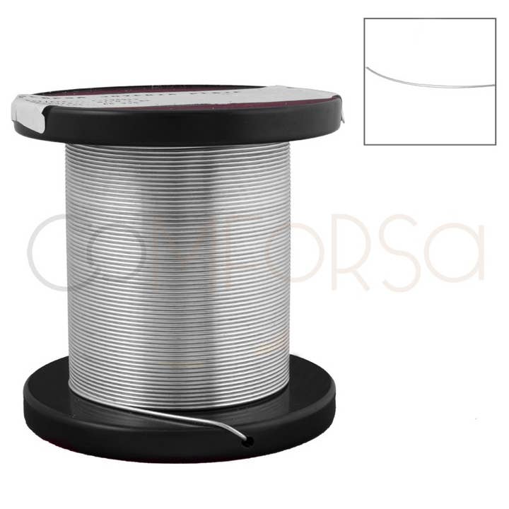 COM FORSA SL - Wholesale Craft supplies - Sterling Silver 925 Wire 0.8 Mm Hard (Gr.)1